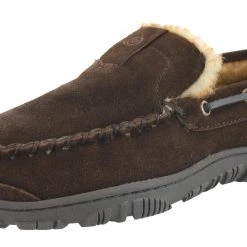 Clarks Of England Clarks Men Warm Cozy Easy On Slip On Moccasin Slippers Warren