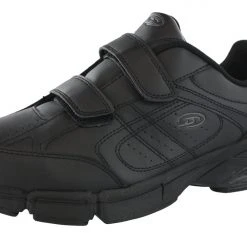 Dr. Scholls Mens Omega Hoop And Loop Tennis Shoes For Elderly Wide Width