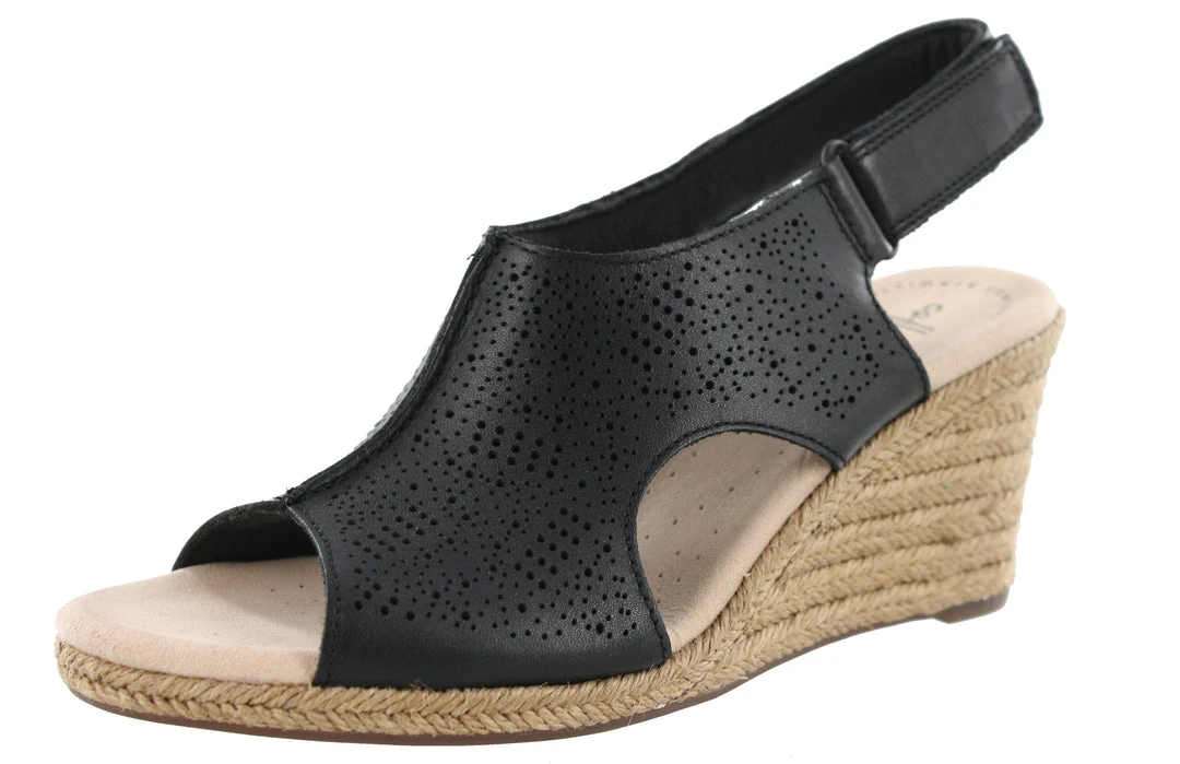 Clarks Of England Clarks Women Adjustable Strap Lightweight Wedge Lafley Rosen 11 Clarks Of England Clarks Women Adjustable Strap Lightweight Wedge Lafley Rosen