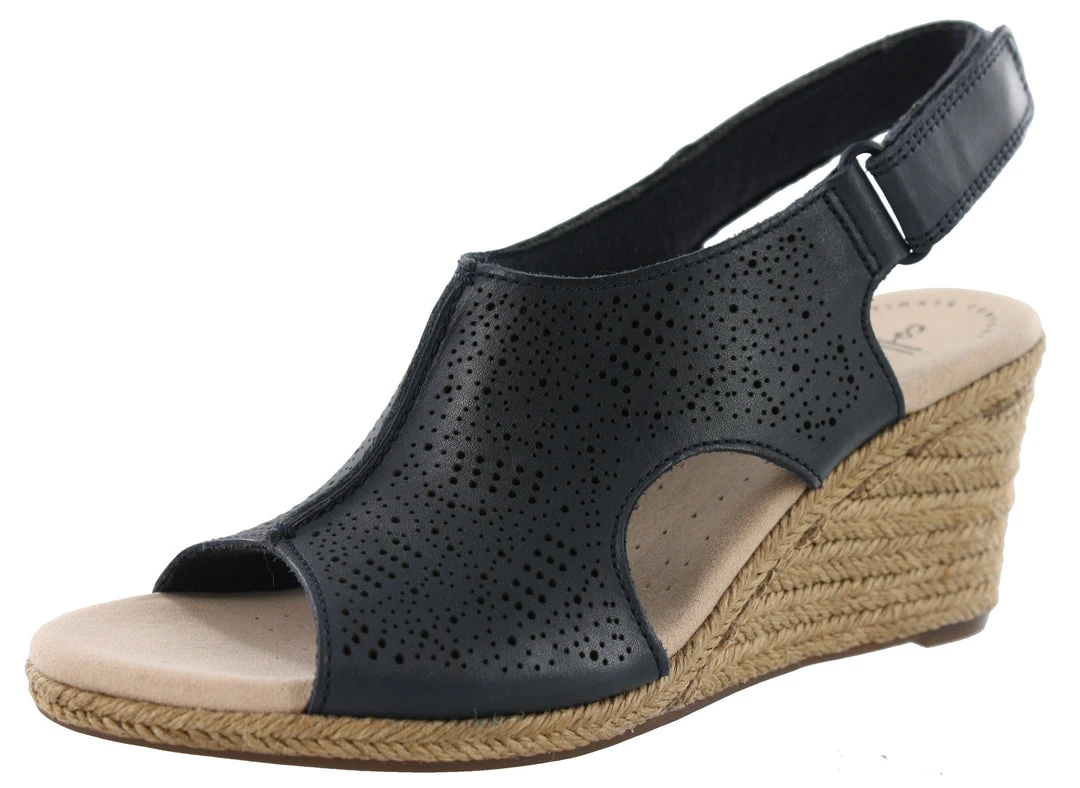 Clarks Of England Clarks Women Adjustable Strap Lightweight Wedge Lafley Rosen 6 Clarks Of England Clarks Women Adjustable Strap Lightweight Wedge Lafley Rosen