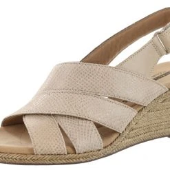 Clarks Of England Clarks Lafley Krissy Ankle Strap Wedge Sandals Women's