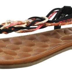 Patrizia Womens Gadelina Lightweight Summer T-Strap Sandals