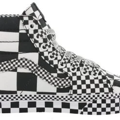 Vans Mens Hi Top Walking Skate Shoes Vulcanized Rubber Sole Sk8-Hi