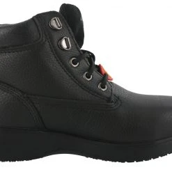 Cactus Women Black Steel Toe Work Boots Oil Resistant LS60S