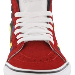 Vans Mens Hi Top Walking Skate Shoes Vulcanized Rubber Sole Sk8-Hi