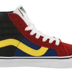 Vans Mens Hi Top Walking Skate Shoes Vulcanized Rubber Sole Sk8-Hi