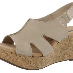 Clarks Of England Clarks Women's Adjustable Strap Wedge Sandals Annadel Bari