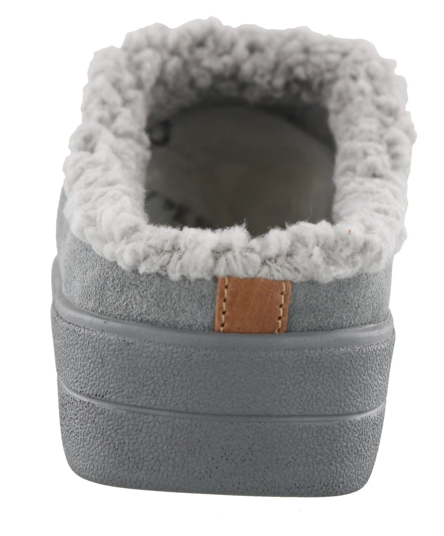 Clarks Of England Ryka Women Warm Cozy Wide Width Slip On Clog Slippers Violet Clarks Of England Ryka Women Warm Cozy Wide Width Slip On Clog Slippers Violet