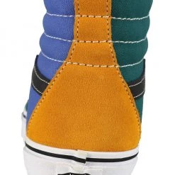 Vans Mens Hi Top Walking Skate Shoes Vulcanized Rubber Sole Sk8-Hi