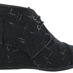 Toms Women Desert Wedge Lace Up Booties