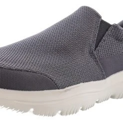Skechers Mens Lightweight Extra Wide Fit Shoes Go Walk Evolution