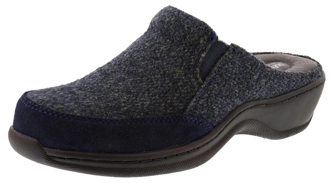 Softwalk Women's Alcon 2E Wide Width Slip On Clogs Softwalk Women's Alcon 2E Wide Width Slip On Clogs